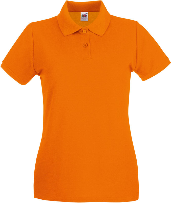 F.O.L. | Lady-Fit Premium Polo orange