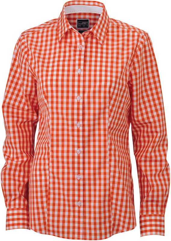 James & Nicholson | JN 616 dark orange/white