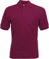 F.O.L. | 65/35 Pique Polo burgundy