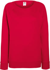 F.O.L. | Lady-Fit LW Raglan Sweat red