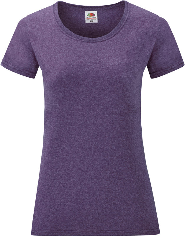 F.O.L. | Lady-Fit Valueweight T heather purple