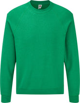 F.O.L. | Classic Raglan Sweat retro heather green