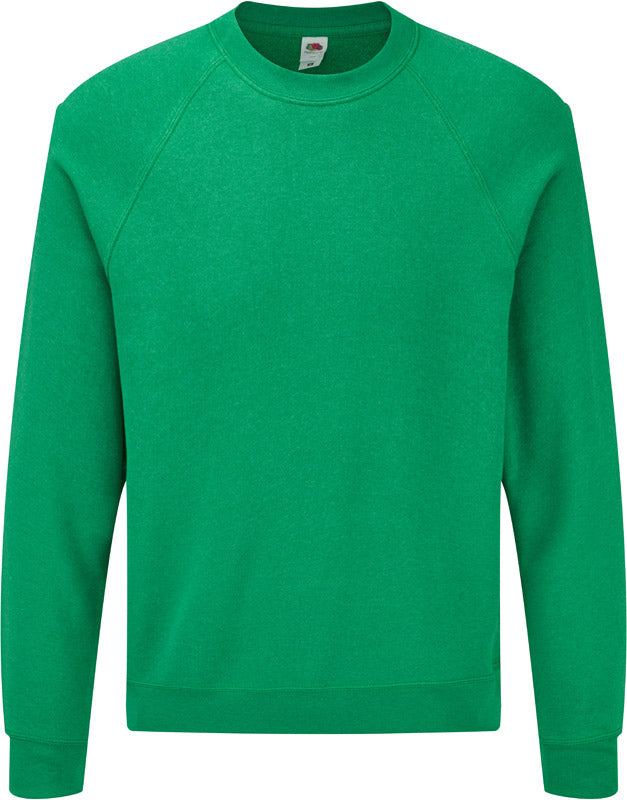 F.O.L. | Classic Raglan Sweat retro heather green