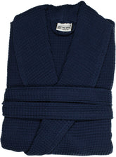The One | Waffle Bathrobe navy