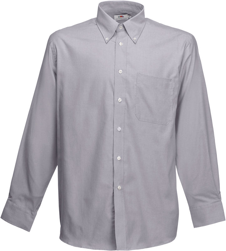 F.O.L. | Oxford Shirt LSL oxford grey
