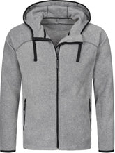 Stedman | Power Fleece Jacket Men grey heather