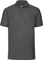 F.O.L. | 65/35 Pique Polo dark heather grey