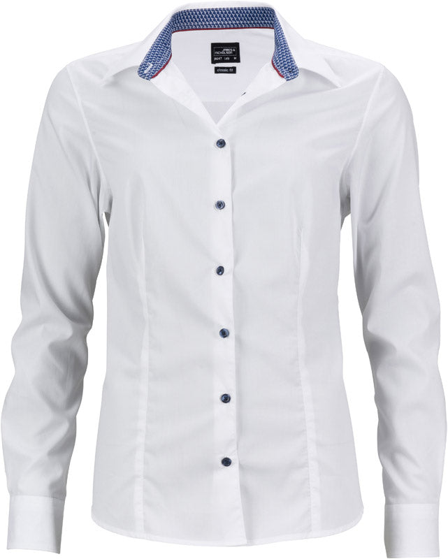 James & Nicholson | JN 647 white/blue white