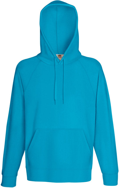 F.O.L. | Lightweight Hooded Sweat azure blue