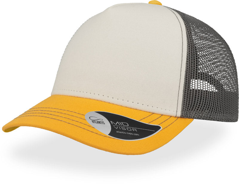 Atlantis | Rapper Canvas white/yellow/dark grey