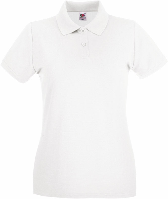 F.O.L. | Lady-Fit Premium Polo white