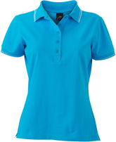 James & Nicholson | JN 985 turquoise/white