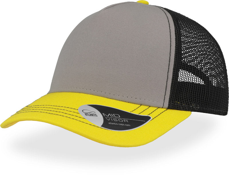 Atlantis | Rapper Canvas grey/bright yellow/black