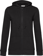 B&C | Inspire Zipped Hood /women_° black pure