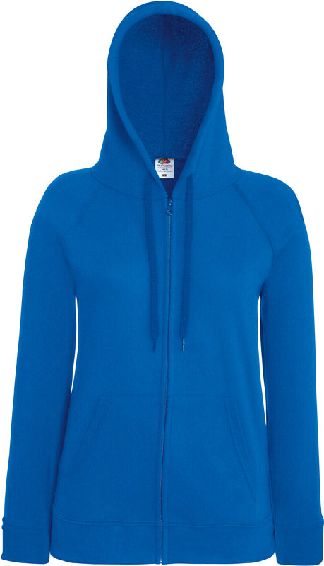 F.O.L. | Lady-Fit LW Hooded Sweat Jacket royal blue