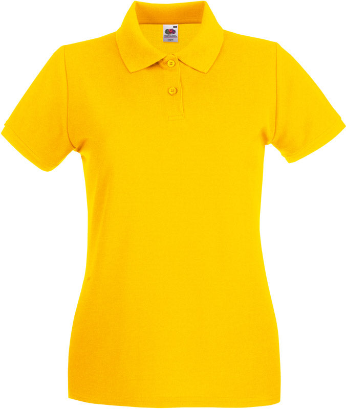 F.O.L. | Lady-Fit Premium Polo sunflower