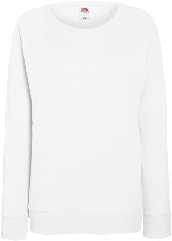 F.O.L. | Lady-Fit LW Raglan Sweat white