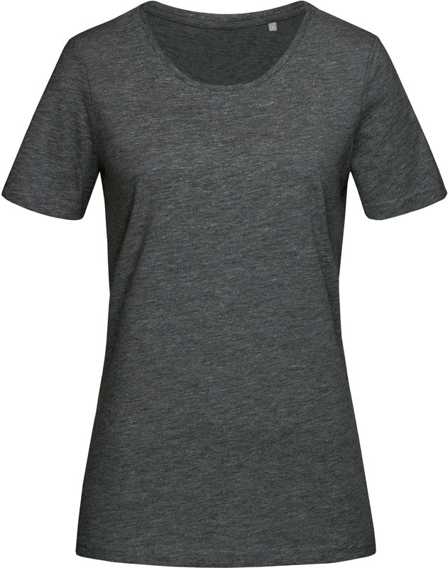 Stedman | Crew Neck T "Lux" Women dark grey heather - XS