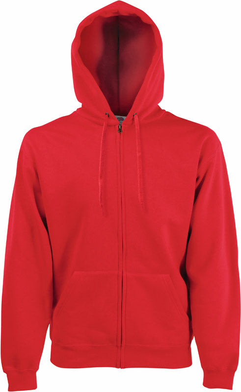 F.O.L. | Classic Hooded Sweat Jacket red