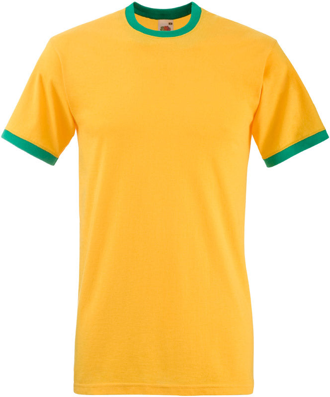 F.O.L. | Ringer T sunflower/kelly green