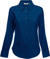 F.O.L. | Lady-Fit Oxford Shirt LSL navy