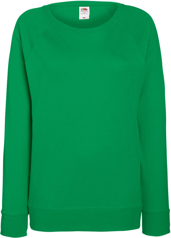 F.O.L. | Lady-Fit LW Raglan Sweat kelly green