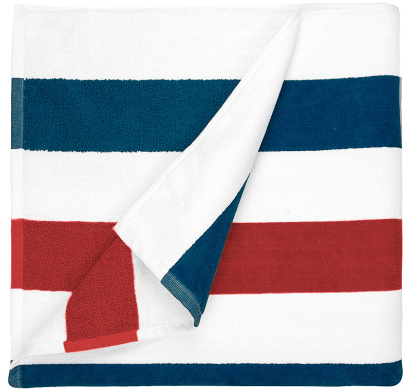 The One | Towel Stripe navy/red