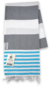 The One | Hamam Marine anthracite/turquoise