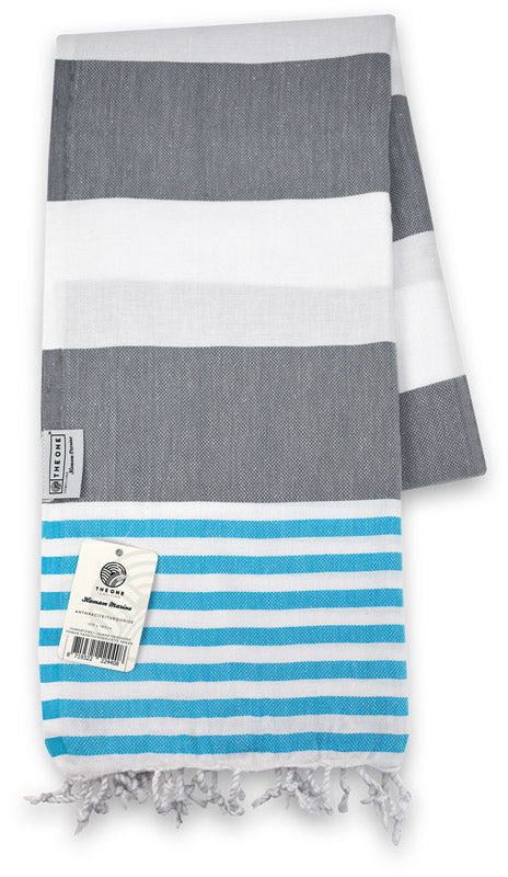 The One | Hamam Marine anthracite/turquoise