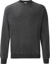 F.O.L. | Classic Set-In Sweat dark heather grey