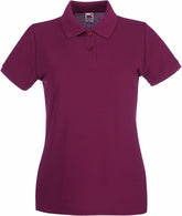 F.O.L. | Lady-Fit Premium Polo burgundy