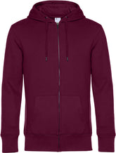 B&C | KING Zipped Hood_° dark cherry