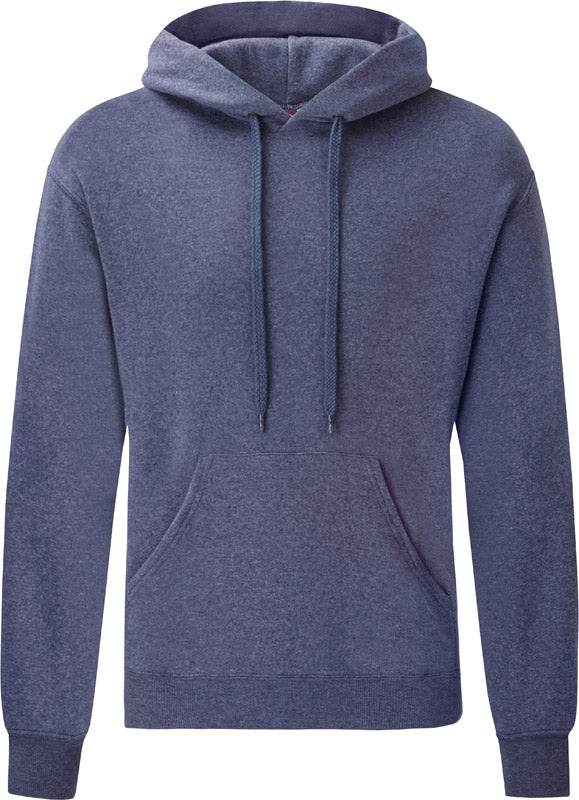 F.O.L. | Classic Hooded Sweat heather navy - S