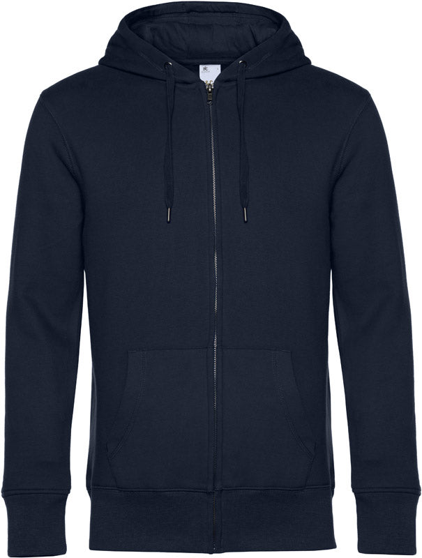 B&C | KING Zipped Hood_° navy blue