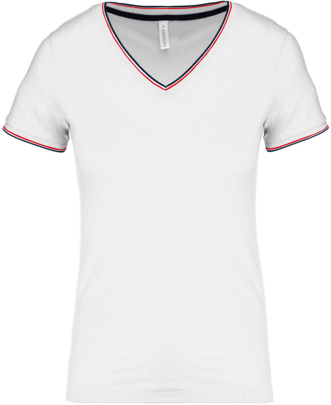 Kariban | K394 white/navy/red - XS