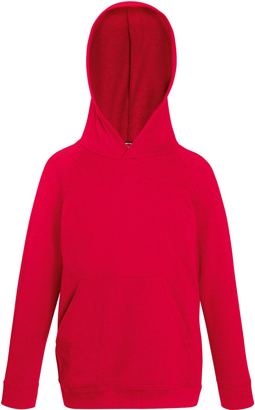 F.O.L. | Kids Lightweight Hooded Sweat red