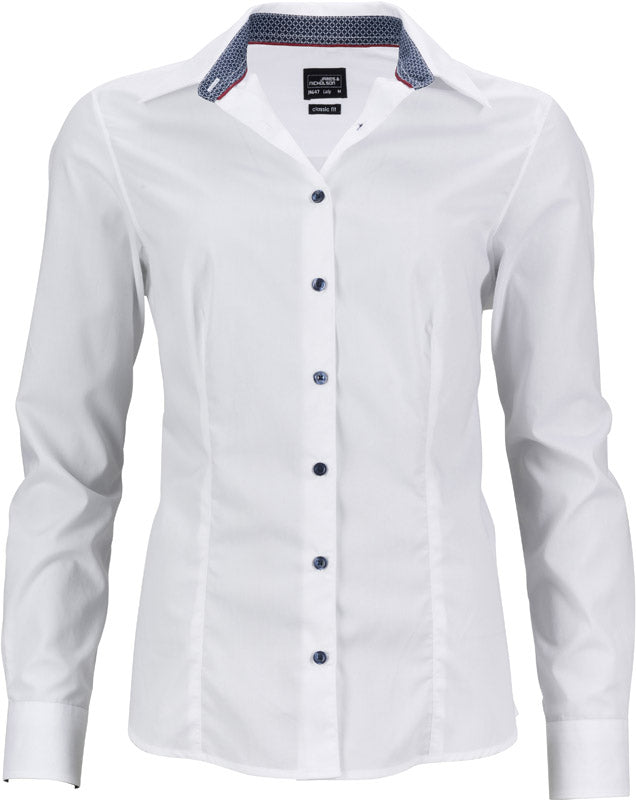 James & Nicholson | JN 647 white/navy white