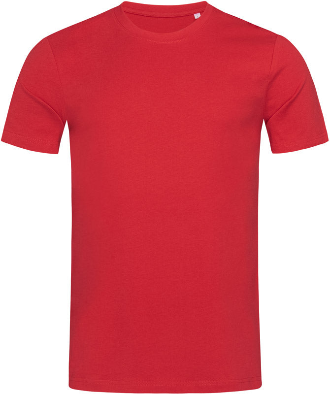 Stedman | Organic Crew Neck T "James" pepper red - S