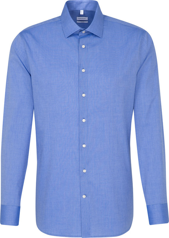 SST | Shirt Shaped LSL mid blue