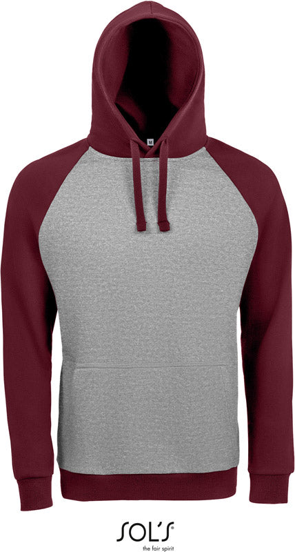 SOL'S | Seattle grey melange/burgundy