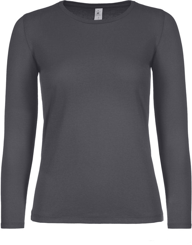B&C | #E150 LSL /women dark grey