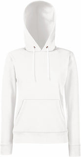 F.O.L. | Classic Lady-Fit Hooded Sweat white