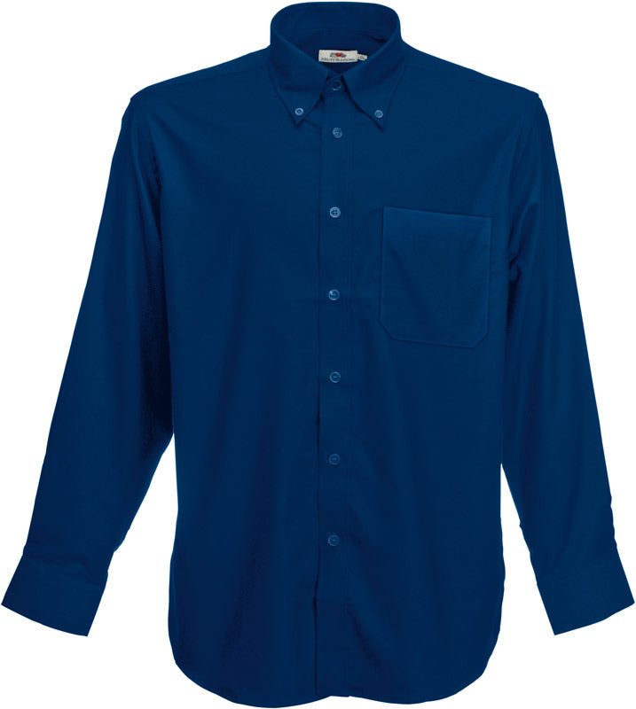 F.O.L. | Oxford Shirt LSL navy