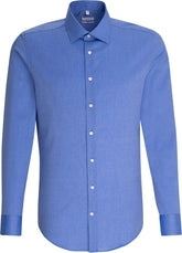 SST | Shirt Slim LSL mid blue