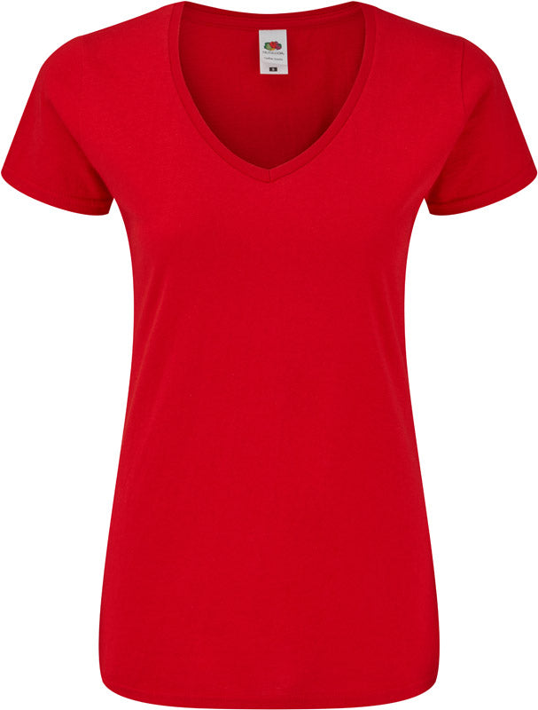 F.O.L. | Ladies' Iconic 150 V-Neck T red