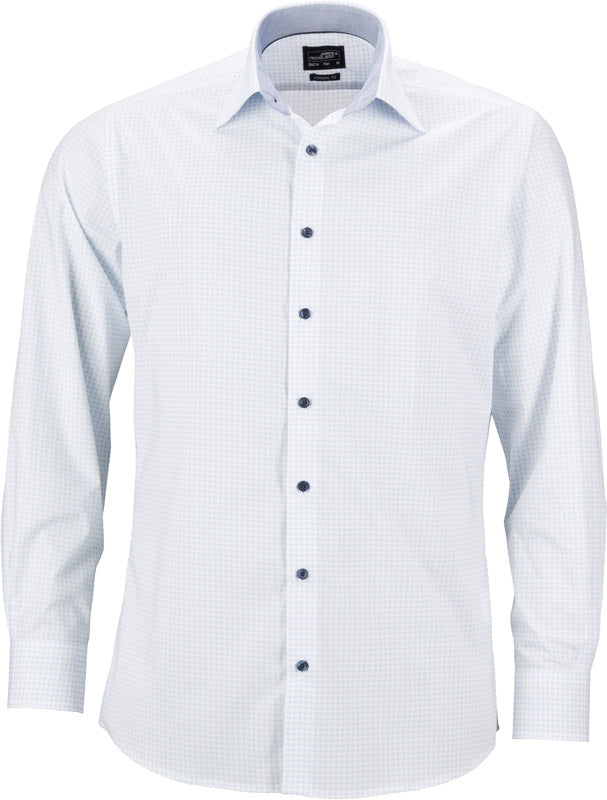 James & Nicholson | JN 674 white/light blue