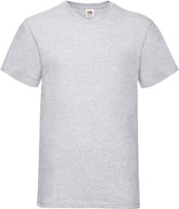 F.O.L. | Valueweight V-Neck T heather grey