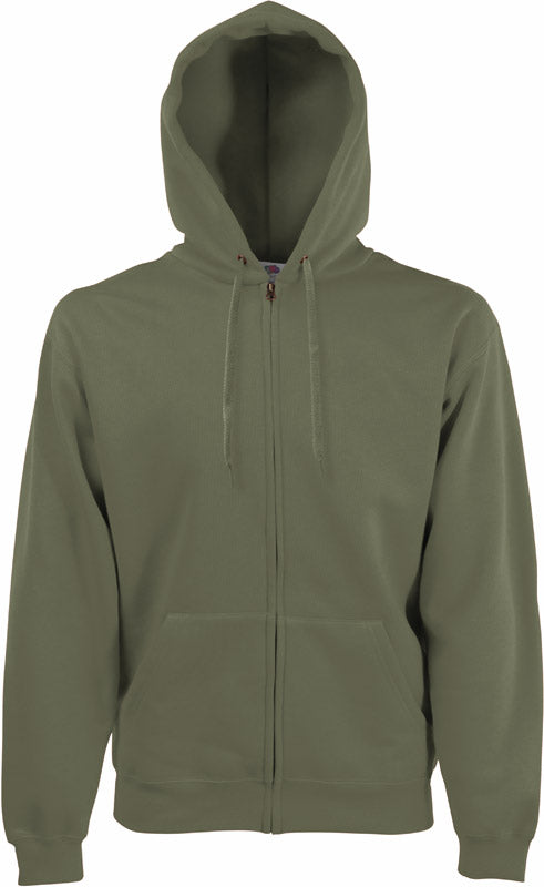 F.O.L. | Premium Hooded Sweat Jacket classic olive