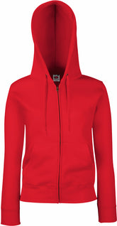 F.O.L. | Premium Lady-Fit Hooded Jacket red