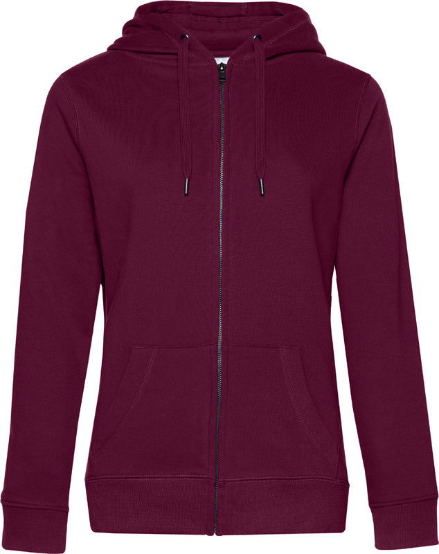 B&C | QUEEN Zipped Hood_° dark cherry